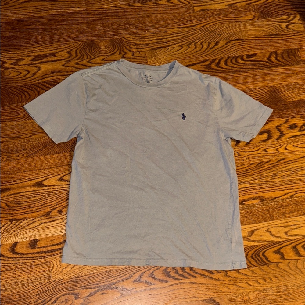 Polo by Ralph Lauren Kids Gray Short Sleeve Tee Size Large 14-16 Boys/ Girls - Picture 4 of 5